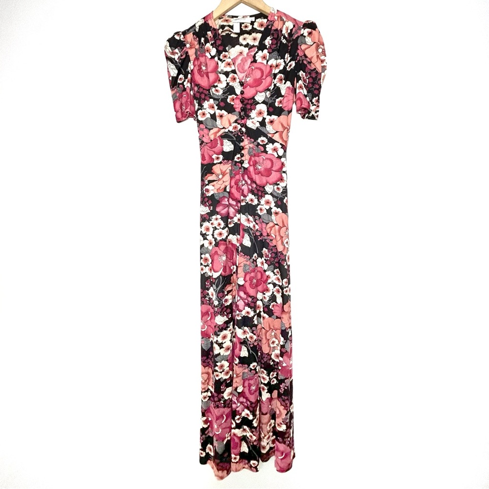 Darling Vintage 70’s Floral Dress- Size 9